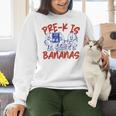 Pre-K Is Bananas Teacher Back To School Chaos Coordinator Women Crewneck Sweatshirt, gift for family, gift for coworker Pre-K Is Bananas Teacher Back To School Chaos Coordinator Women Crewneck Sweatshirt, gift for family, gift for coworker