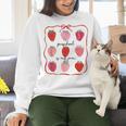 Preschool Is My Jam Strawberry Teacher First Day Of School Women Crewneck Sweatshirt, gift for family, gift for coworker Preschool Is My Jam Strawberry Teacher First Day Of School Women Crewneck Sweatshirt, gift for family, gift for coworker