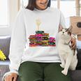 Reading Books Librarian Reader Nerd I'm Ok Teacher School Women Crewneck Sweatshirt, gift for family, gift for coworker Reading Books Librarian Reader Nerd I'm Ok Teacher School Women Crewneck Sweatshirt, gift for family, gift for coworker
