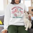 Retro Pink Christmas Santa's Favorite Art Teacher Artist Women Crewneck Sweatshirt, gift for family, gift for coworker Retro Pink Christmas Santa's Favorite Art Teacher Artist Women Crewneck Sweatshirt, gift for family, gift for coworker
