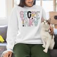Retro Secretary Back To School Teacher Appreciation Women Crewneck Sweatshirt, gift for family, gift for coworker