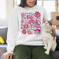 Rock The Test Testing Day Don't Stress Do Your Best Teacher For Men Women Girls Kids Women Crewneck Sweatshirt, gift for family, gift for coworker