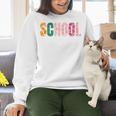 School Psychologist Rainbow Psychology Teacher Women Crewneck Sweatshirt, gift for family, gift for coworker School Psychologist Rainbow Psychology Teacher Women Crewneck Sweatshirt, gift for family, gift for coworker