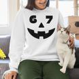 Six Seven Halloween Costume For Students Teachers 6 7 Women Crewneck Sweatshirt, gift for family, gift for coworker Six Seven Halloween Costume For Students Teachers 6 7 Women Crewneck Sweatshirt, gift for family, gift for coworker