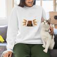 I Teach The Cutest Pre-K Pilgrims Thanksgiving Teacher Item Women Crewneck Sweatshirt, gift for family, gift for coworker