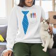 Teacher Tie & Pocket Protector Costume School Women Crewneck Sweatshirt, gift for family, gift for coworker