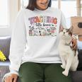 Teaching My Little Boos Teacher Ghost Teacher Halloween For Men Women Kids Women Crewneck Sweatshirt, gift for family, gift for coworker Teaching My Little Boos Teacher Ghost Teacher Halloween For Men Women Kids Women Crewneck Sweatshirt, gift for family, gift for coworker