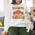 Thankful Teacher's Aide Thanksgiving Autumn Fall Women Men Women Crewneck Sweatshirt, gift for family, gift for coworker