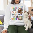 Turkey Thanksgiving Art Teacher Costume Tee For Artists Women Crewneck Sweatshirt, gift for family, gift for coworker Turkey Thanksgiving Art Teacher Costume Tee For Artists Women Crewneck Sweatshirt, gift for family, gift for coworker