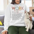Vintage Work Bestie Definition Teachers Nurses Boss Women Women Crewneck Sweatshirt, gift for family, gift for coworker Vintage Work Bestie Definition Teachers Nurses Boss Women Women Crewneck Sweatshirt, gift for family, gift for coworker