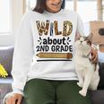 Wild About 2Nd Grade School Grade Teacher Women Crewneck Sweatshirt, 2nd Grade Teacher Sweatshirts, gift for family, gift for coworker Wild About 2Nd Grade School Grade Teacher Women Crewneck Sweatshirt, 2nd Grade Teacher Sweatshirts, gift for family, gift for coworker