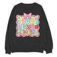 100 Days Of School Preppy 100th Day Of School Teacher Kids Women Crewneck Sweatshirt, novelty gifts, funny gifts 100 Days Of School Preppy 100th Day Of School Teacher Kids Women Crewneck Sweatshirt, novelty gifts, funny gifts
