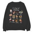 12 Day Of History Teacher Christmas Social Studies Student Women Crewneck Sweatshirt, novelty gifts, funny gifts