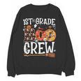 1st Grade Boo Crew Cute Ghost Halloween Teacher Kids Women Crewneck Sweatshirt, novelty gifts, funny gifts