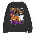 1st Grade Boo Crew Teacher Student Halloween Costume Women Crewneck Sweatshirt, novelty gifts, funny gifts