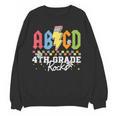 4th Grade Rocks ABCD Back To School Rock Teachers Women Crewneck Sweatshirt, novelty gifts, funny gifts 4th Grade Rocks ABCD Back To School Rock Teachers Women Crewneck Sweatshirt, novelty gifts, funny gifts