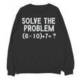 67 Meme PEMDAS Elementary Math Teacher Brainrot Joke Women Crewneck Sweatshirt, novelty gifts, funny gifts