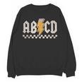 ABCD Back In Class First Day Back To School Teacher Student Women Crewneck Sweatshirt, novelty gifts, funny gifts