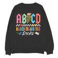 ABCD Kindergarten Rocks Pencil Lightning Teachers Rock Boys Women Crewneck Sweatshirt, novelty gifts, funny gifts