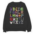 ABCs Alphabet Halloween Learning Kindergarten Teachers Women Crewneck Sweatshirt, novelty gifts, funny gifts ABCs Alphabet Halloween Learning Kindergarten Teachers Women Crewneck Sweatshirt, novelty gifts, funny gifts