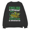 AG Teacher English Is Important But Agriculture Teacher Women Crewneck Sweatshirt, novelty gifts, funny gifts AG Teacher English Is Important But Agriculture Teacher Women Crewneck Sweatshirt, novelty gifts, funny gifts