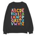 Alphabet A-Z ABC Kids Back To School Pre K Teachers Women Crewneck Sweatshirt, novelty gifts, funny gifts Alphabet A-Z ABC Kids Back To School Pre K Teachers Women Crewneck Sweatshirt, novelty gifts, funny gifts