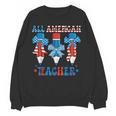 All American Teacher Pencil Coquette Bow USA Flag Teachers Women Crewneck Sweatshirt, novelty gifts, funny gifts All American Teacher Pencil Coquette Bow USA Flag Teachers Women Crewneck Sweatshirt, novelty gifts, funny gifts