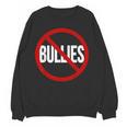 Anti Bullying No Bullies School Teacher Student Kindness Women Crewneck Sweatshirt, novelty gifts, funny gifts