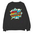 Art Is My Superpower Comic Artist Art Teacher Superhero Women Crewneck Sweatshirt, novelty gifts, funny gifts Art Is My Superpower Comic Artist Art Teacher Superhero Women Crewneck Sweatshirt, novelty gifts, funny gifts