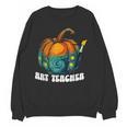 Art Teacher Pumpkin Halloween Night Men Women Women Crewneck Sweatshirt, novelty gifts, funny gifts Art Teacher Pumpkin Halloween Night Men Women Women Crewneck Sweatshirt, novelty gifts, funny gifts