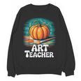 Art Teacher Pumpkin Painting Halloween Costume Women Crewneck Sweatshirt, novelty gifts, funny gifts Art Teacher Pumpkin Painting Halloween Costume Women Crewneck Sweatshirt, novelty gifts, funny gifts