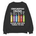 Artist Art Teacher School Artist Joke Women Crewneck Sweatshirt, novelty gifts, funny gifts