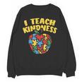 Autism Teacher Shirt I Teach Kindness Apple Puzzle Awareness Women Crewneck Sweatshirt, novelty gifts, funny gifts Autism Teacher Shirt I Teach Kindness Apple Puzzle Awareness Women Crewneck Sweatshirt, novelty gifts, funny gifts