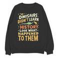 Back To School Dinosaur Social Studies Teacher Student Women Crewneck Sweatshirt, novelty gifts, funny gifts Back To School Dinosaur Social Studies Teacher Student Women Crewneck Sweatshirt, novelty gifts, funny gifts