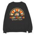 Back To School Kindergarten Dream Team Teacher Love Floral Women Crewneck Sweatshirt, novelty gifts, funny gifts