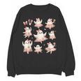 Ballet Ghost Ballet Dancer Spooky Dance Teacher Halloween Women Crewneck Sweatshirt, novelty gifts, funny gifts Ballet Ghost Ballet Dancer Spooky Dance Teacher Halloween Women Crewneck Sweatshirt, novelty gifts, funny gifts