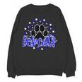 Blue Bobcats School Spirit Coquette Bow Mascot Teacher Women Crewneck Sweatshirt, novelty gifts, funny gifts