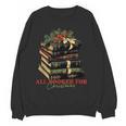 All Booked For Christmas Christmas Book Tree For Teacher For Men Women Kids Women Crewneck Sweatshirt, novelty gifts, funny gifts All Booked For Christmas Christmas Book Tree For Teacher For Men Women Kids Women Crewneck Sweatshirt, novelty gifts, funny gifts