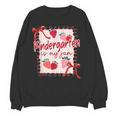 Bow Strawberry Kindergarten Is My Jam Teacher Kinder Team Women Crewneck Sweatshirt, novelty gifts, funny gifts Bow Strawberry Kindergarten Is My Jam Teacher Kinder Team Women Crewneck Sweatshirt, novelty gifts, funny gifts