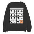 Calculator Easy Halloween Costume For Math Teacher Women Crewneck Sweatshirt, novelty gifts, funny gifts