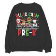 All Is Calm Just Kidding This Is Pre-K Christmas Teacher Women Crewneck Sweatshirt, novelty gifts, funny gifts