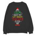 All Is Calm Said No 1st Grade Teacher Ever Christmas Teacher Women Crewneck Sweatshirt, novelty gifts, funny gifts