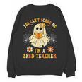 You Can't Scare Me I'm A SPED Teacher Halloween Ghost Women Crewneck Sweatshirt, novelty gifts, funny gifts