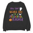 You Cant Scare Me Im A Preschool Teacher Women Crewneck Sweatshirt, novelty gifts, funny gifts You Cant Scare Me Im A Preschool Teacher Women Crewneck Sweatshirt, novelty gifts, funny gifts