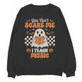 You Can't Scare Me I Teach Music Retro Teacher Halloween Women Crewneck Sweatshirt, novelty gifts, funny gifts You Can't Scare Me I Teach Music Retro Teacher Halloween Women Crewneck Sweatshirt, novelty gifts, funny gifts