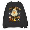 You Can't Scare Me I Teach Pre-K Halloween Teacher Ghost Women Crewneck Sweatshirt, novelty gifts, funny gifts You Can't Scare Me I Teach Pre-K Halloween Teacher Ghost Women Crewneck Sweatshirt, novelty gifts, funny gifts