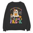 You Can't Scare Me I Teach Pre-k Teacher Halloween Ghost Men Women Kids Women Crewneck Sweatshirt, novelty gifts, funny gifts
