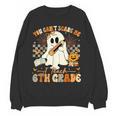 You Can't Scare Me I Teach Sixth Grade Teacher Halloween Women Crewneck Sweatshirt, novelty gifts, funny gifts