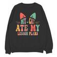 My Cat Ate My Lesson Plans Teacher Sarcastic Women Crewneck Sweatshirt, novelty gifts, funny gifts My Cat Ate My Lesson Plans Teacher Sarcastic Women Crewneck Sweatshirt, novelty gifts, funny gifts