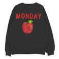 Caterpillar Friday Fruit Kindergarten Teacher Men Women Kids Women Crewneck Sweatshirt, novelty gifts, funny gifts Caterpillar Friday Fruit Kindergarten Teacher Men Women Kids Women Crewneck Sweatshirt, novelty gifts, funny gifts